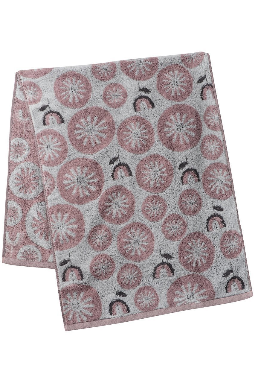 【コンテックス/kontex / GOODS】のワンサイズフラワー バスタオル インテリア・キッズ・メンズ・レディースファッション・服の通販 founy(ファニー) 　コンパクト　Compact, Small Size　タオル　Towel, Bath Towel　フラワー　Flower, Floral　定番　Standard, Basic Item　ピンク|ID: prp329100004077725 ipo3291000000033667515