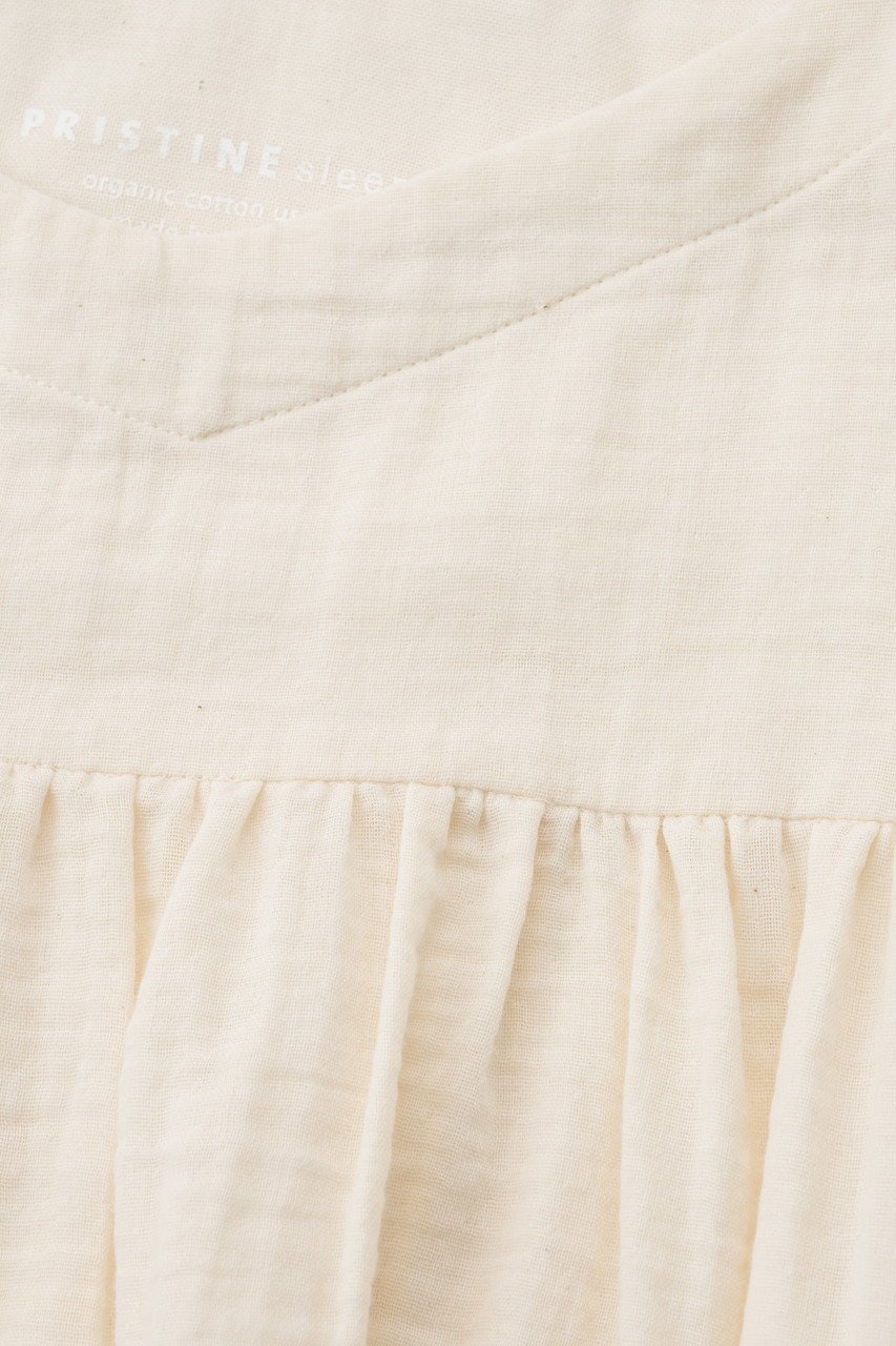 【プリスティン/PRISTINE】の追撚Wガーゼパジャマ 人気、トレンドファッション・服の通販 founy(ファニー) 　ファッション　Fashion　レディースファッション　WOMEN　ギャザー　Gather　スリーブ　Sleeve　ダブル　Double　パジャマ　Pajamas　フレンチ　French　フロント　Front　夏　Summer　other-3|ID: prp329100004077730 ipo3291000000031418254