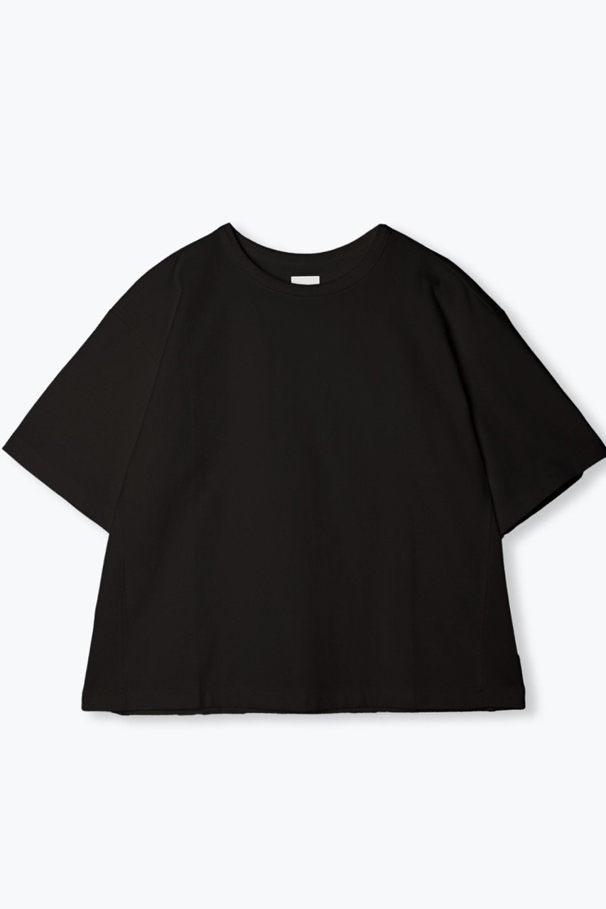 【レリル/lelill】のTHE BASIC T 38サイズ インテリア・キッズ・メンズ・レディースファッション・服の通販 founy(ファニー) 　ファッション　Fashion　レディースファッション　WOMEN　トップス・カットソー　Tops/Tshirt　シャツ/ブラウス　Shirts/Blouses　ロング / Tシャツ　T-Shirts　カットソー　Cut and Sewn　ショート　Short　シンプル　Simple　スリーブ　Sleeve　ハーフ　Half　バランス　Balance　プレーン　Plane　ブラック|ID: prp329100004077734 ipo3291000000027543665