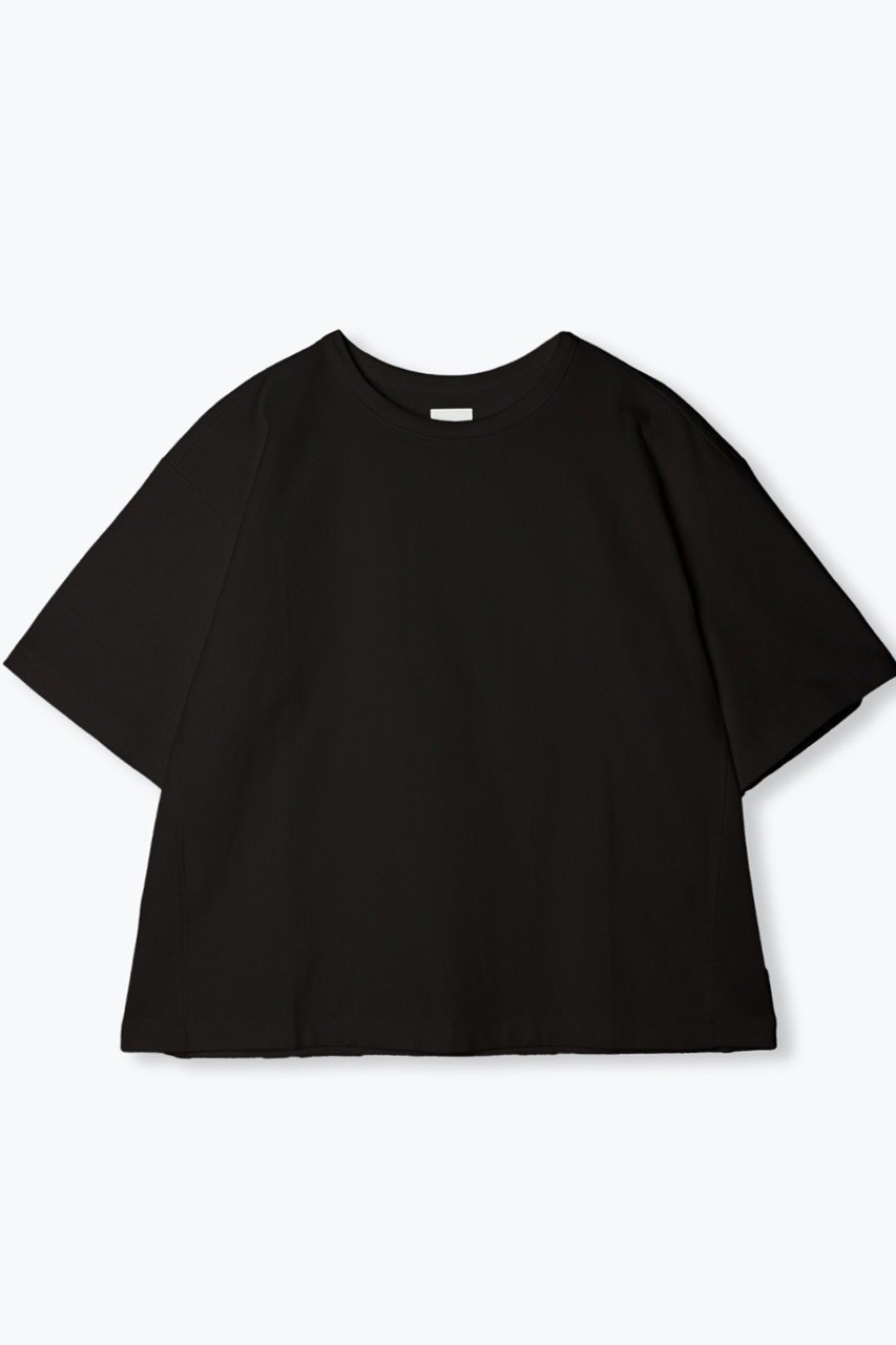 【レリル/lelill】のTHE BASIC T 38サイズ インテリア・キッズ・メンズ・レディースファッション・服の通販 founy(ファニー) 　ファッション　Fashion　レディースファッション　Fashion for Women　トップス・カットソー　Cut & Sew Tops　シャツ・ブラウス・オフィスカジュアル　Elegant Blouses & Button-Ups　ロングTシャツ・Tシャツ　Longline T-Shirts & Tees　カットソー・ベーシックTシャツ　Cut-and-Sewn Tops / Stretch Tees & Basics　ショート　Short, Short Length　シンプル　Simple, Minimal　スリーブ　Sleeve, Long Sleeve / Short Sleeve　ハーフ　Half, Half-Length　バランス　Balance, Style Balance　プレーン　Plain, Simple　ブラック|ID: prp329100004077734 ipo3291000000036661130