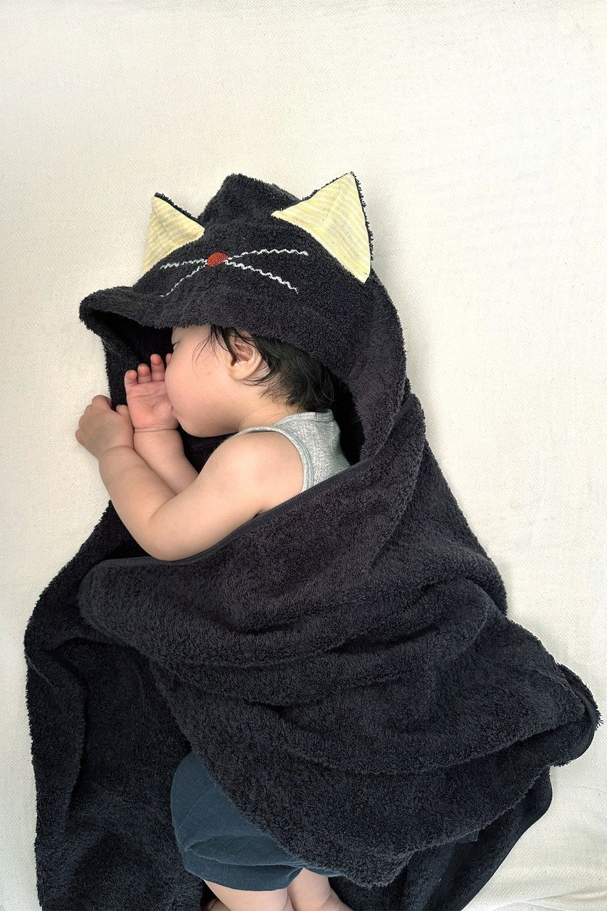 【コンテックス/kontex / KIDS】の【KIDS】ねこさんフード付バスタオル 人気、トレンドファッション・服の通販 founy(ファニー) 　ファッション　Fashion　キッズファッション　Fashion for Kids　タオル　Towel, Bath Towel　ベビー　Baby, Babywear　モチーフ　Motif, Design Theme　定番　Standard, Basic Item　other-6|ID: prp329100004077739 ipo3291000000032876505