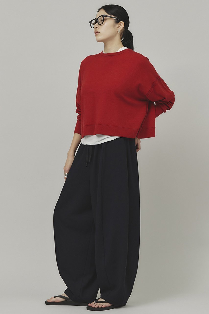 【カレンソロジー/Curensology】のファインウールバックリボンプルオーバー 人気、トレンドファッション・服の通販 founy(ファニー) 　ファッション　Fashion　レディースファッション　Fashion for Women　トップス・カットソー　Cut & Sew Tops　ニット　Knit Tops & Sweaters　カジュアルプルオーバー・ニットトップス　Pullovers & Knit Tops / Casual Pullovers　おすすめ　Recommended / Our Picks　カットソー　Cut and Sewn Top　シンプル　Simple, Minimal　ストレッチ　Stretch, Stretchy Fabric　フェミニン　Feminine, Girly　リボン　Ribbon, Bow　ワイド　Wide, Wide Fit　other-6|ID: prp329100004077769 ipo3291000000032955996