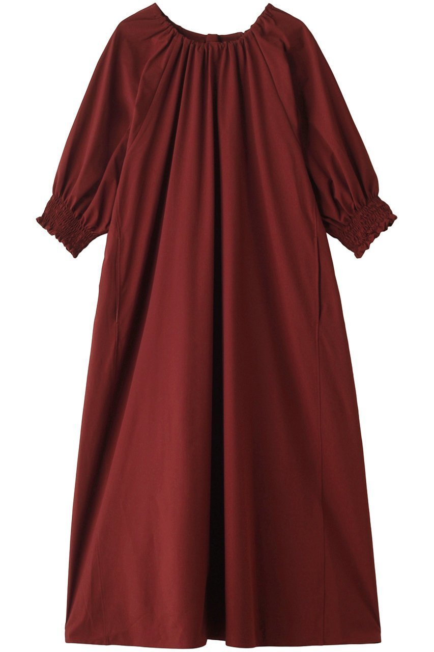 【レリル/lelill】のアジャスタブルサックOP ② インテリア・キッズ・メンズ・レディースファッション・服の通販 founy(ファウニー) 　ファッション　Fashion　レディースファッション　Fashion for Women　ワンピース　Dresses　チュニック　Tunic Tops & Dresses　アクセサリー　Fashion Accessories　シャーリング　Shirring, Ruched　スリーブ　Sleeve, Long Sleeve / Short Sleeve　チュニック　Tunic, Long Top　フェミニン　Feminine, Girly　ボルドー|ID: prp329100004077778 ipo3291000000036756719