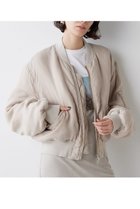 【ウィムガゼット/Whim Gazette】のガーメントダイMA-1 人気、トレンドファッション・服の通販 founy(ファニー) ファッション Fashion レディースファッション WOMEN アウター Coat Outerwear ジャケット Jackets ブルゾン Blouson/Jackets MA-1 MA-1 とろみ Thickness キュプラ Cupra ジャケット Jacket デニム Denim ブルゾン Blouson ミリタリー Military NEW・新作・新着・新入荷 New Arrivals thumbnail ベージュ|ID: prp329100004077783 ipo3291000000027764826