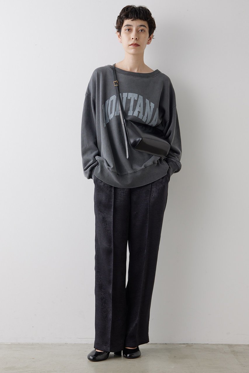 【ウィムガゼット/Whim Gazette】のピグメントロゴウラケプルオーバー 人気、トレンドファッション・服の通販 founy(ファニー) 　ファッション　Fashion　レディースファッション　Fashion for Women　トップス・カットソー　Cut & Sew Tops　シャツ・ブラウス・オフィスカジュアル　Elegant Blouses & Button-Ups　レディースパーカー・カジュアルフーディー　Casual Hoodies & Sweatshirts　ロングTシャツ・Tシャツ　Longline T-Shirts & Tees　カジュアルプルオーバー・ニットトップス　Pullovers & Knit Tops / Casual Pullovers　スウェット・クルーネックトップス　Sweatshirts & Crewnecks / Relaxed Fit Sweat Tops　カットソー・ベーシックTシャツ　Cut-and-Sewn Tops / Stretch Tees & Basics　バランス　Balance, Style Balance　プリント　Print, Printed Pattern　other-2|ID: prp329100004077785 ipo3291000000032864774