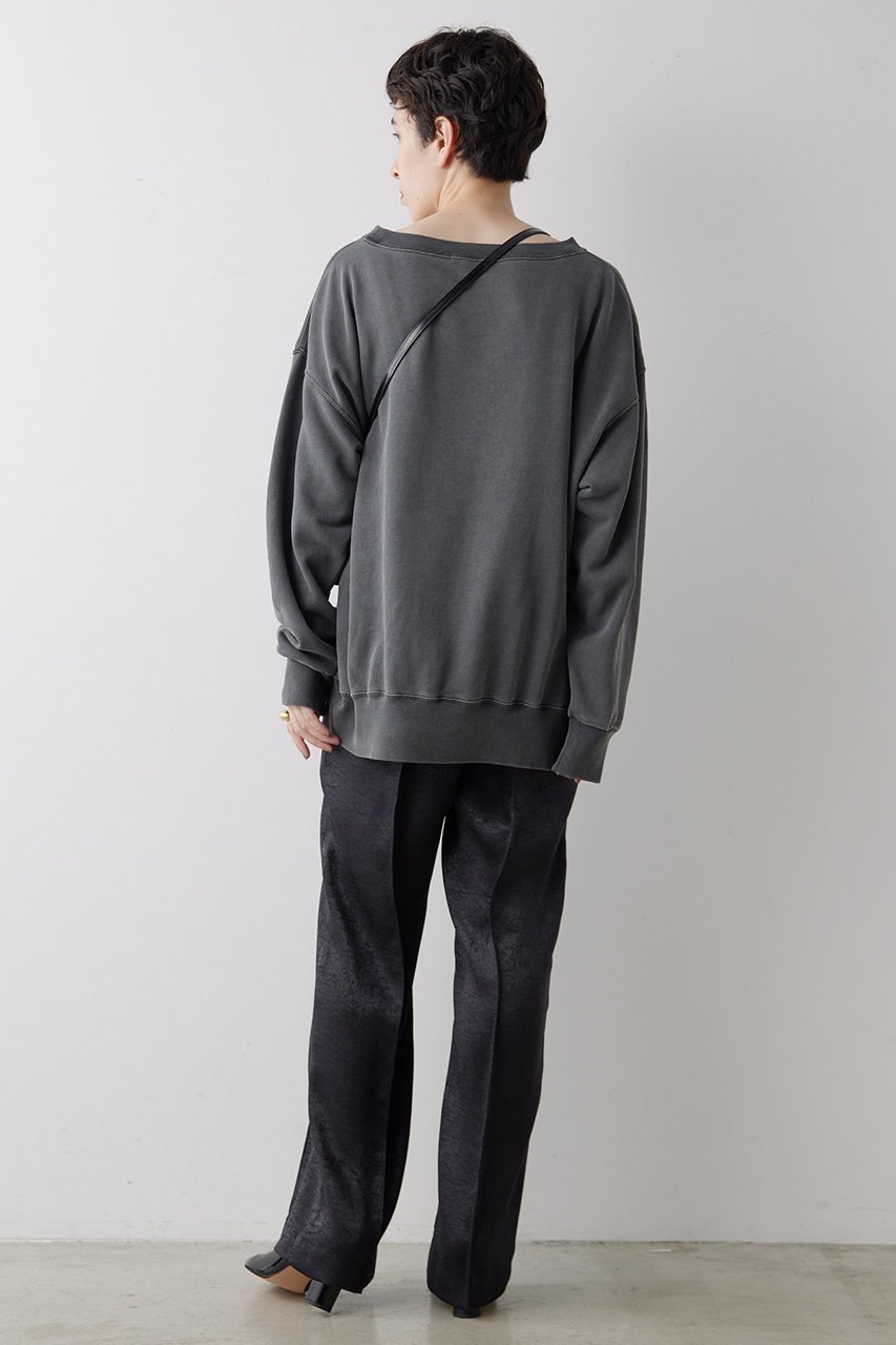 【ウィムガゼット/Whim Gazette】のピグメントロゴウラケプルオーバー 人気、トレンドファッション・服の通販 founy(ファニー) 　ファッション　Fashion　レディースファッション　Fashion for Women　トップス・カットソー　Cut & Sew Tops　シャツ・ブラウス・オフィスカジュアル　Elegant Blouses & Button-Ups　レディースパーカー・カジュアルフーディー　Casual Hoodies & Sweatshirts　ロングTシャツ・Tシャツ　Longline T-Shirts & Tees　カジュアルプルオーバー・ニットトップス　Pullovers & Knit Tops / Casual Pullovers　スウェット・クルーネックトップス　Sweatshirts & Crewnecks / Relaxed Fit Sweat Tops　カットソー・ベーシックTシャツ　Cut-and-Sewn Tops / Stretch Tees & Basics　バランス　Balance, Style Balance　プリント　Print, Printed Pattern　other-3|ID: prp329100004077785 ipo3291000000032864780