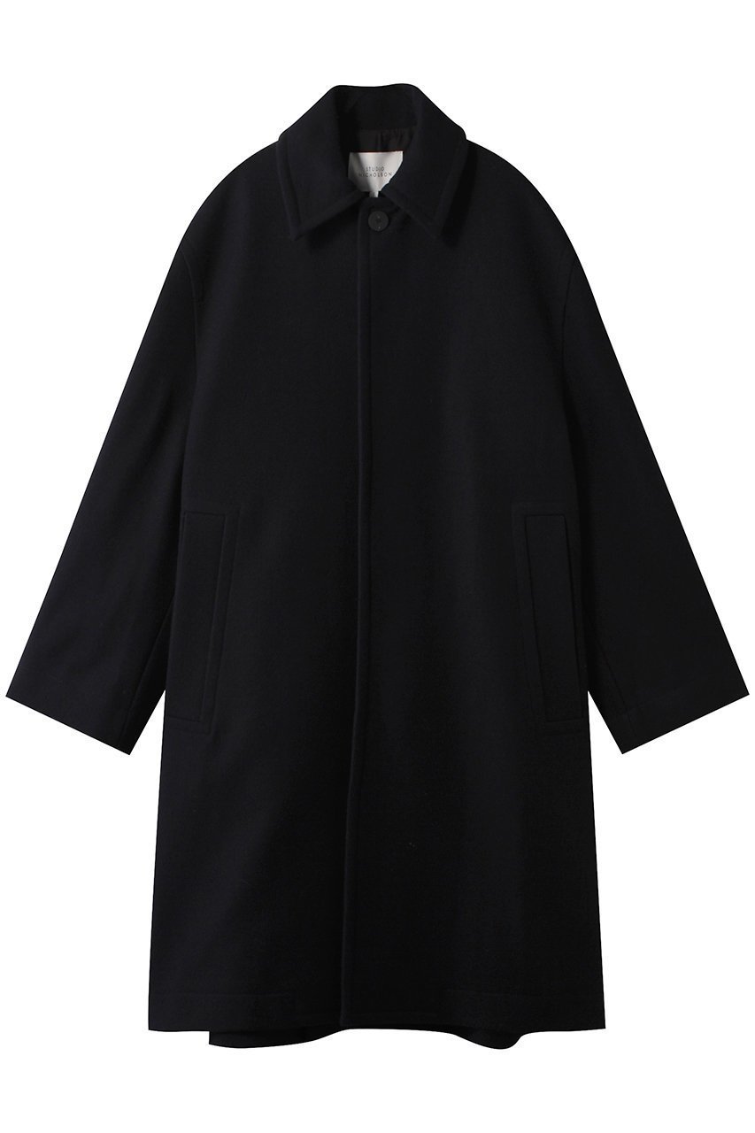 【スタジオ ニコルソン/STUDIO NICHOLSON】の【MENS】ステンカラー オーバーコート 人気、トレンドファッション・服の通販 founy(ファニー) 　ファッション　Fashion　レディースファッション　Fashion for Women　アウター　Coat / Outerwear Collection　コート・ロングコート・ピーコート　Long Coats, Peacoats & More　トレンド　Trend, Trending Now　ロング　Long, Long-Length　 other-1|ID: prp329100004077796 ipo3291000000032941544