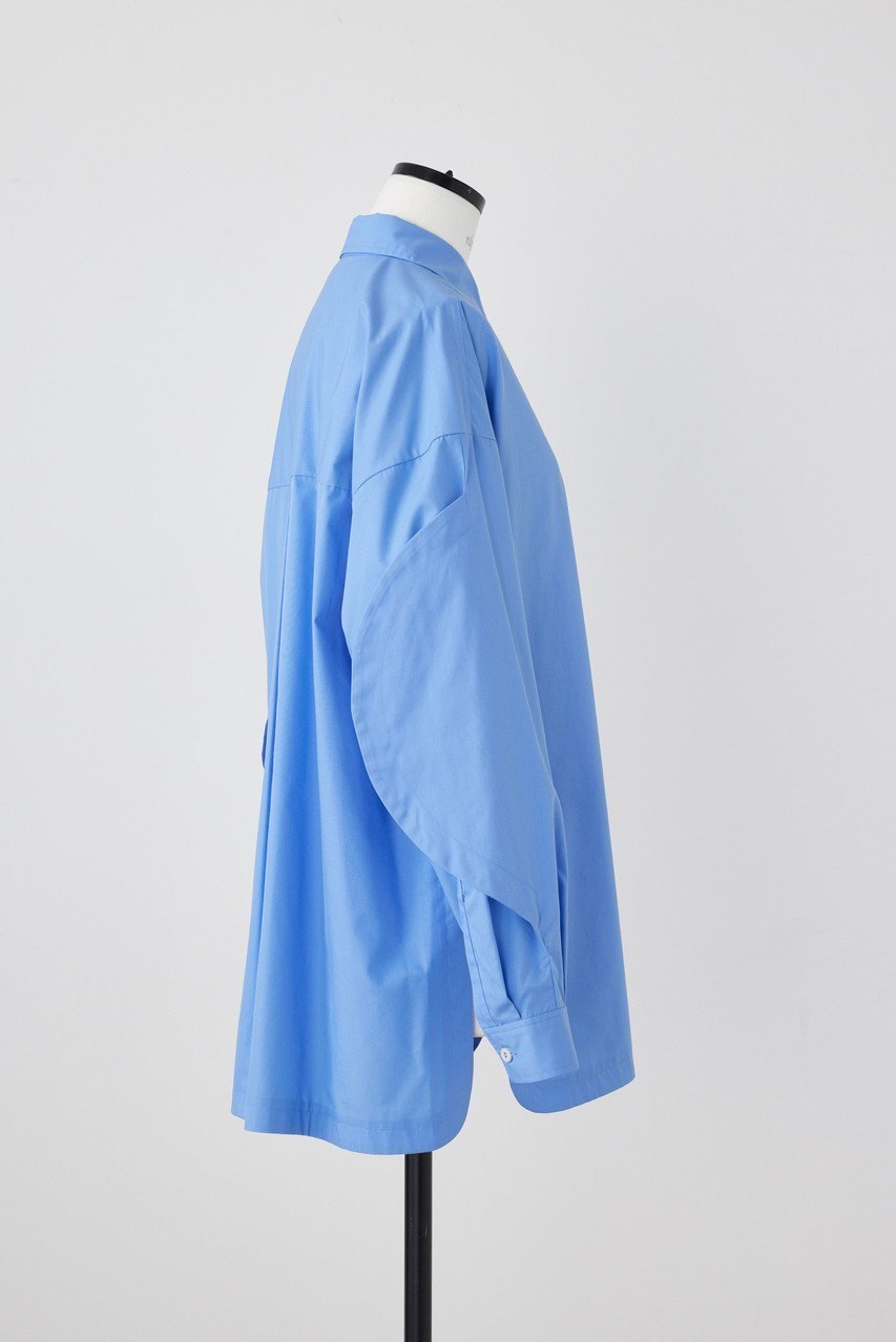 【ナゴンスタンス/nagonstans】のT/Cブロード ボリューム Sleeve SH/シャツ 人気、トレンドファッション・服の通販 founy(ファニー) 　ファッション　Fashion　レディースファッション　Fashion for Women　トップス・カットソー　Cut & Sew Tops　シャツ・ブラウス・オフィスカジュアル　Elegant Blouses & Button-Ups　アシンメトリー　Asymmetrical Style　スリーブ　Sleeve, Long Sleeve / Short Sleeve　ブロード　Broadcloth, Fine Cotton　ロング　Long, Long-Length　other-4|ID: prp329100004077805 ipo3291000000035823353