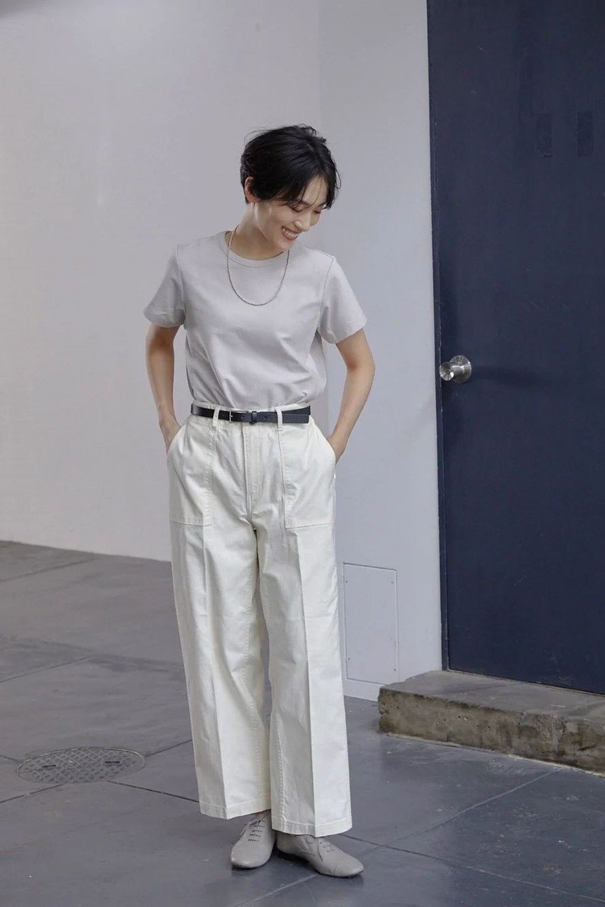【レリル/lelill】のTHE BASIC T 36サイズ 人気、トレンドファッション・服の通販 founy(ファニー) 　ファッション　Fashion　レディースファッション　Fashion for Women　トップス・カットソー　Cut & Sew Tops　シャツ・ブラウス・オフィスカジュアル　Elegant Blouses & Button-Ups　ロングTシャツ・Tシャツ　Longline T-Shirts & Tees　カットソー・ベーシックTシャツ　Cut-and-Sewn Tops / Stretch Tees & Basics　ショート　Short, Short Length　シンプル　Simple, Minimal　スリーブ　Sleeve, Long Sleeve / Short Sleeve　ハーフ　Half, Half-Length　バランス　Balance, Style Balance　プレーン　Plain, Simple　other-7|ID: prp329100004077807 ipo3291000000035602398