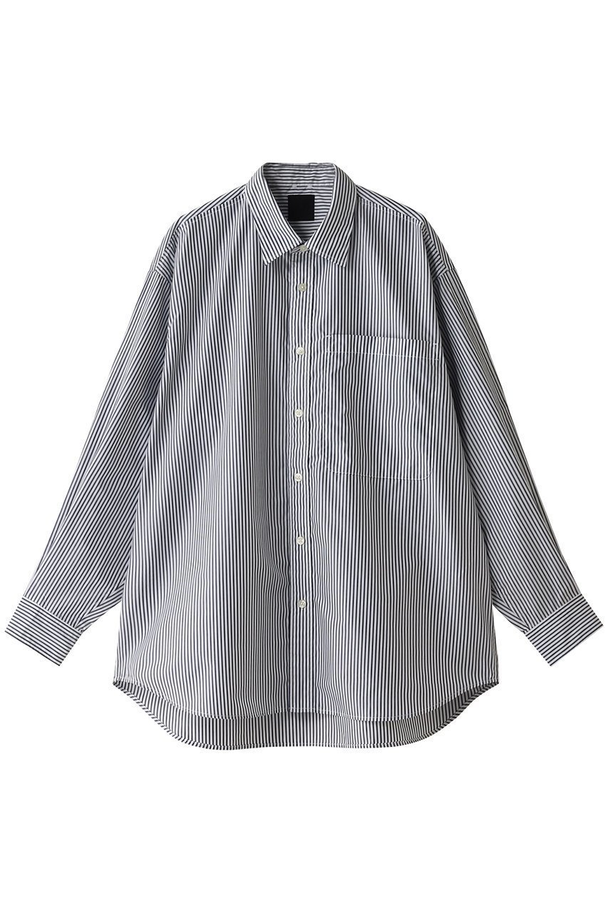 【ダイワ ピアサーティナイン/DAIWA PIER39】のW s TECH REGULAR COLLAR SHIRT L/S STRIPE インテリア・キッズ・メンズ・レディースファッション・服の通販 founy(ファニー) 　ファッション　Fashion　レディースファッション　WOMEN　トップス・カットソー　Tops/Tshirt　シャツ/ブラウス　Shirts/Blouses　スポーツウェア　Sportswear　スポーツ トップス　Sports Tops　サングラス　Sunglasses　シンプル　Simple　スポーツ　Sports　パッチ　Patch　プリーツ　Pleats　ポケット　Pocket　モバイル　Mobile　ホワイト×ネイビー|ID: prp329100004077810 ipo3291000000027543894