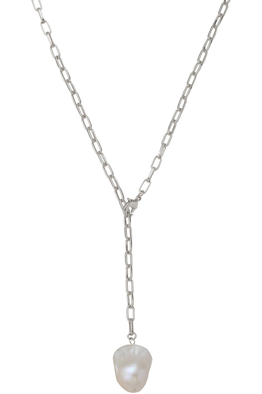 【デイジー ロンドン/DAISY LONDON】の【POLLY SAYER】 BAROQUE PEARL CHAIN ネックレス インテリア・キッズ・メンズ・レディースファッション・服の通販 founy(ファニー) 　ファッション　Fashion　レディースファッション　Fashion for Women　ジュエリー　Jewelry　ネックレス　Necklaces & Pendants　シンプル　Simple, Minimal　ネックレス　Necklace, Pendant Necklace　バロック　Baroque, Baroque Design　パール　Pearl, Pearl Accent　ミックス　Mix, Mixed Style　シルバー|ID: prp329100004079310 ipo3291000000035658695