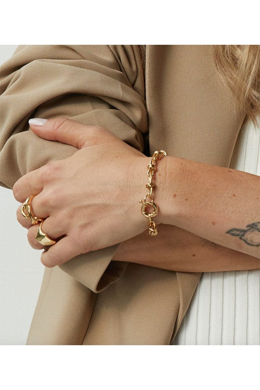 【デイジー ロンドン/DAISY LONDON】の【POLLY SAYER】 KNOT CHAIN ブレスレット 人気、トレンドファッション・服の通販 founy(ファニー) ファッション Fashion レディースファッション Fashion for Women ジュエリー Jewelry チェーン&カフブレスレット Cuff & Chain Bracelets バングル・カフブレスレット Bangles & Cuff Bracelets コレクション Collection, Seasonal Line チェーン Chain, Chain Strap ブレスレット Bracelet, Wristband ヴィンテージ Vintage Style 人気 Popular, Best Seller other-7|ID: prp329100004079317 ipo3291000000036176913