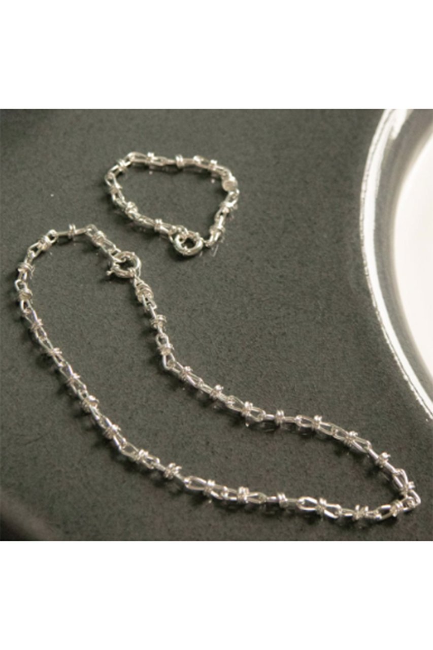 【デイジー ロンドン/DAISY LONDON】の【POLLY SAYER】 KNOT CHAIN ネックレス 人気、トレンドファッション・服の通販 founy(ファニー) 　ファッション　Fashion　レディースファッション　Fashion for Women　ジュエリー　Jewelry　ネックレス　Necklaces & Pendants　コレクション　Collection, Seasonal Line　ショート　Short, Short Length　シルバー　Silver, Metallic Silver　チェーン　Chain, Chain Strap　ネックレス　Necklace, Pendant Necklace　人気　Popular, Best Seller　other-8|ID: prp329100004079318 ipo3291000000035658743