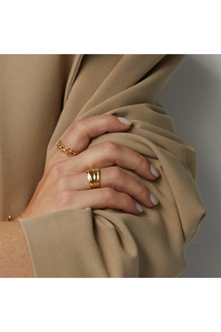 【デイジー ロンドン/DAISY LONDON】の【POLLY SAYER】 CHUNKY TIDAL リング 人気、トレンドファッション・服の通販 founy(ファニー) 　ファッション　Fashion　レディースファッション　Fashion for Women　ジュエリー　Jewelry　コレクション　Collection, Seasonal Line　リュクス　Luxury, Elegant, High-End, Chic　エレガント 上品　Elegant　人気　Popular, Best Seller　other-5|ID: prp329100004079321 ipo3291000000036176954