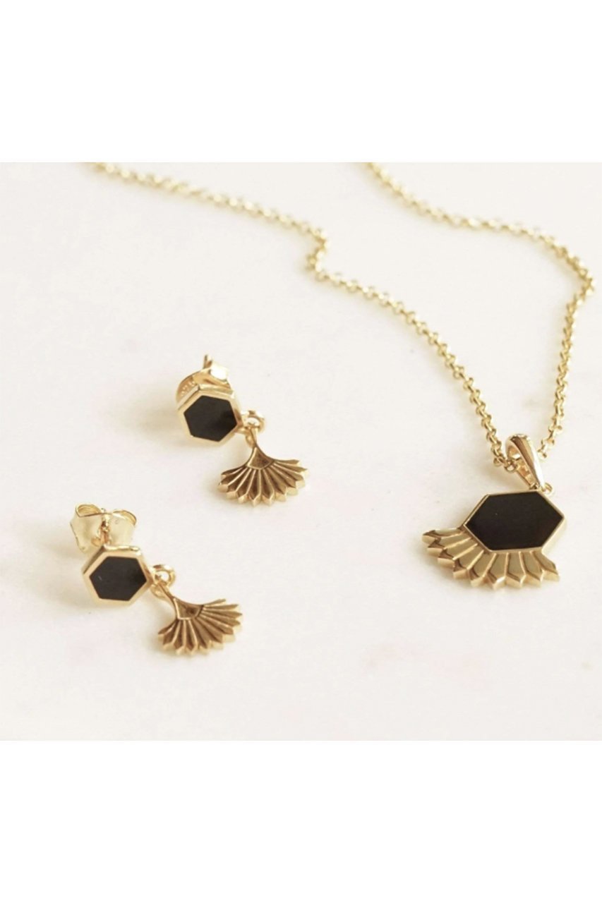 【デイジー ロンドン/DAISY LONDON】のHEXAGON PALM FAN ネックレス_GOLD 人気、トレンドファッション・服の通販 founy(ファニー) 　ファッション　Fashion　レディースファッション　WOMEN　ジュエリー　Jewelry　ネックレス　Necklaces　エナメル　Enamel　コレクション　Collection　ネックレス　Necklace　other-7|ID: prp329100004079340 ipo3291000000031417579