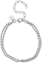 【デイジー ロンドン/DAISY LONDON】のDOUBLE ROPE CHAIN ブレスレット シルバー|ID: prp329100004079364 ipo3291000000035448915