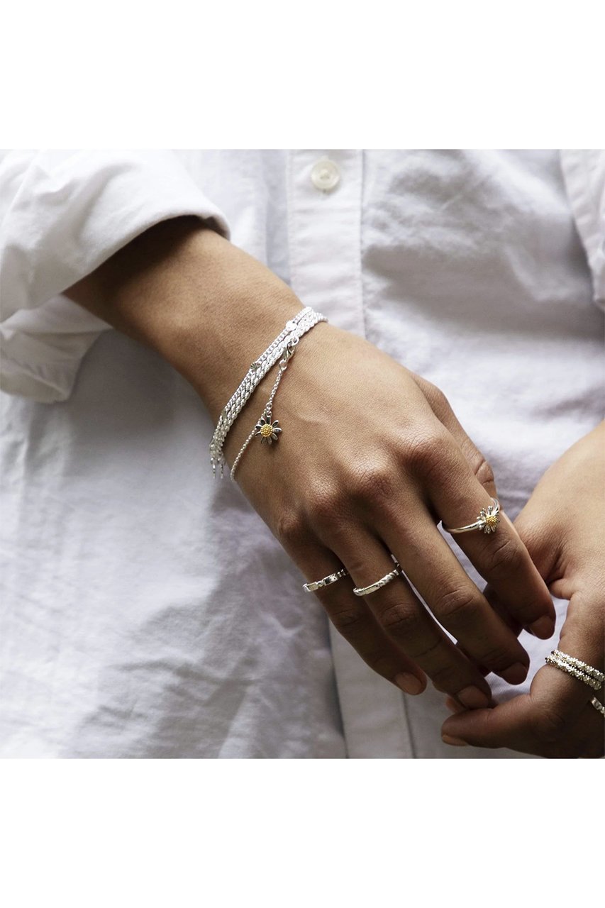 【デイジー ロンドン/DAISY LONDON】のDOUBLE ROPE CHAIN ブレスレット 人気、トレンドファッション・服の通販 founy(ファニー) 　ファッション　Fashion　レディースファッション　Fashion for Women　ジュエリー　Jewelry　チェーン＆カフブレスレット　Cuff & Chain Bracelets　バングル・カフブレスレット　Bangles & Cuff Bracelets　クール　Cool, Chic　コレクション　Collection, Seasonal Line　チェーン　Chain, Chain Strap　ブレスレット　Bracelet, Wristband　エレガント 上品　Elegant　other-2|ID: prp329100004079364 ipo3291000000035448917