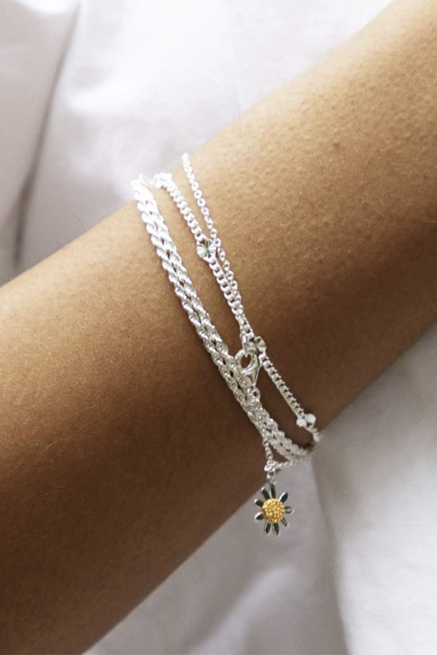 【デイジー ロンドン/DAISY LONDON】のDOUBLE ROPE CHAIN ブレスレット 人気、トレンドファッション・服の通販 founy(ファニー) 　ファッション　Fashion　レディースファッション　Fashion for Women　ジュエリー　Jewelry　チェーン＆カフブレスレット　Cuff & Chain Bracelets　バングル・カフブレスレット　Bangles & Cuff Bracelets　クール　Cool, Chic　コレクション　Collection, Seasonal Line　チェーン　Chain, Chain Strap　ブレスレット　Bracelet, Wristband　エレガント 上品　Elegant　other-7|ID: prp329100004079364 ipo3291000000035448924