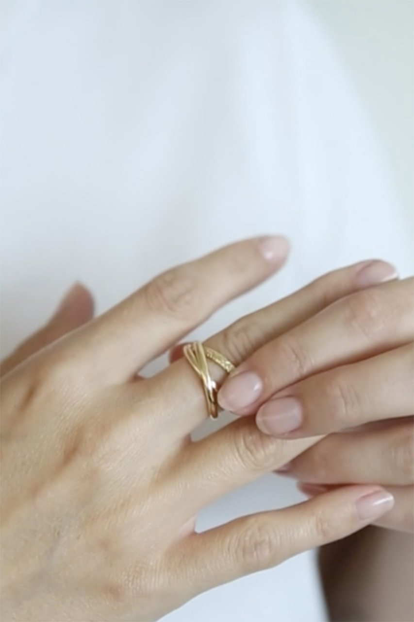 【デイジー ロンドン/DAISY LONDON】の【ESTEE LALONDE】 TRINITY リング 人気、トレンドファッション・服の通販 founy(ファニー) 　ファッション　Fashion　レディースファッション　Fashion for Women　ジュエリー　Jewelry　コレクション　Collection, Seasonal Line　シンプル　Simple, Minimal　ミックス　Mix, Mixed Style　人気　Popular, Best Seller　other-5|ID: prp329100004079373 ipo3291000000035554831