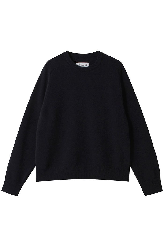 【メゾン マルジェラ/MAISON MARGIELA / MEN】の【MEN】クルーネック ウール セーター インテリア・キッズ・メンズ・レディースファッション・服の通販 founy(ファニー) https://founy.com/ ファッション Fashion メンズファッション Fashion for Men トップス・カットソー Cut & Sew Tops メンズシャツ Shirts シンプル Simple, Minimal スリーブ Sleeve, Long Sleeve / Short Sleeve セーター Sweater, Knitwear フィット Fit, Slim Fit ベーシック Basic, Essential リブニット Rib Knit, Ribbed Knit ロング Long, Long-Length |ID: prp329100004079398 ipo3291000000032913088