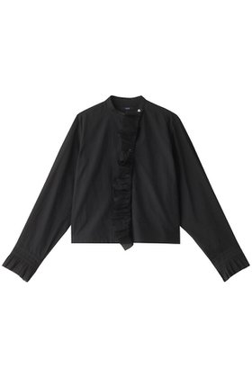 【イレーヴ/YLEVE】のコットン ローン ラッフル ブラウス 人気、トレンドファッション・服の通販 founy(ファニー) ファッション Fashion レディースファッション WOMEN トップス・カットソー Tops/Tshirt シャツ/ブラウス Shirts/Blouses アシンメトリー Asymmetry ストライプ Stripe スリーブ Sleeve フリル Frills モチーフ Motif ラッフル Raffle ロング Long ヴィンテージ Vintage エレガント 上品 Elegant 無地 Plain Color |ID:prp329100004079407