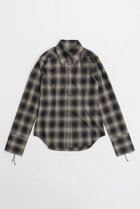 【プランク プロジェクト/PRANK PROJECT】のマルチチェックボディピアスシャツ / Multi Check Body Pierce Shirt BLK(ブラック)|ID:prp329100004079416