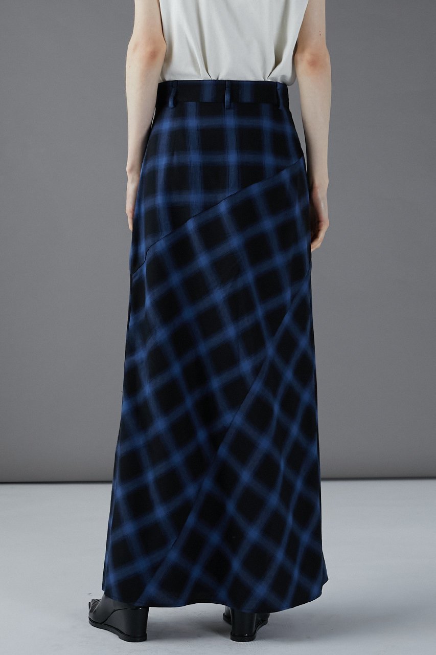 【プランク プロジェクト/PRANK PROJECT】のマルチチェックレースアップスカート / Multi Check Lace-Up Skirt 人気、トレンドファッション・服の通販 founy(ファニー) 　ファッション　Fashion　レディースファッション　WOMEN　スカート　Skirt　ロングスカート　Long Skirt　おすすめ　Recommend　ジャケット　Jacket　セットアップ　Set Up　チェック　Check　トレンド　Trend　フロント　Front　ベスト　Vest　ルーズ　Loose　レース　Race　ロング　Long　A/W・秋冬　Aw・Autumn/Winter・Fw・Fall-Winter　other-8|ID: prp329100004079429 ipo3291000000031418073