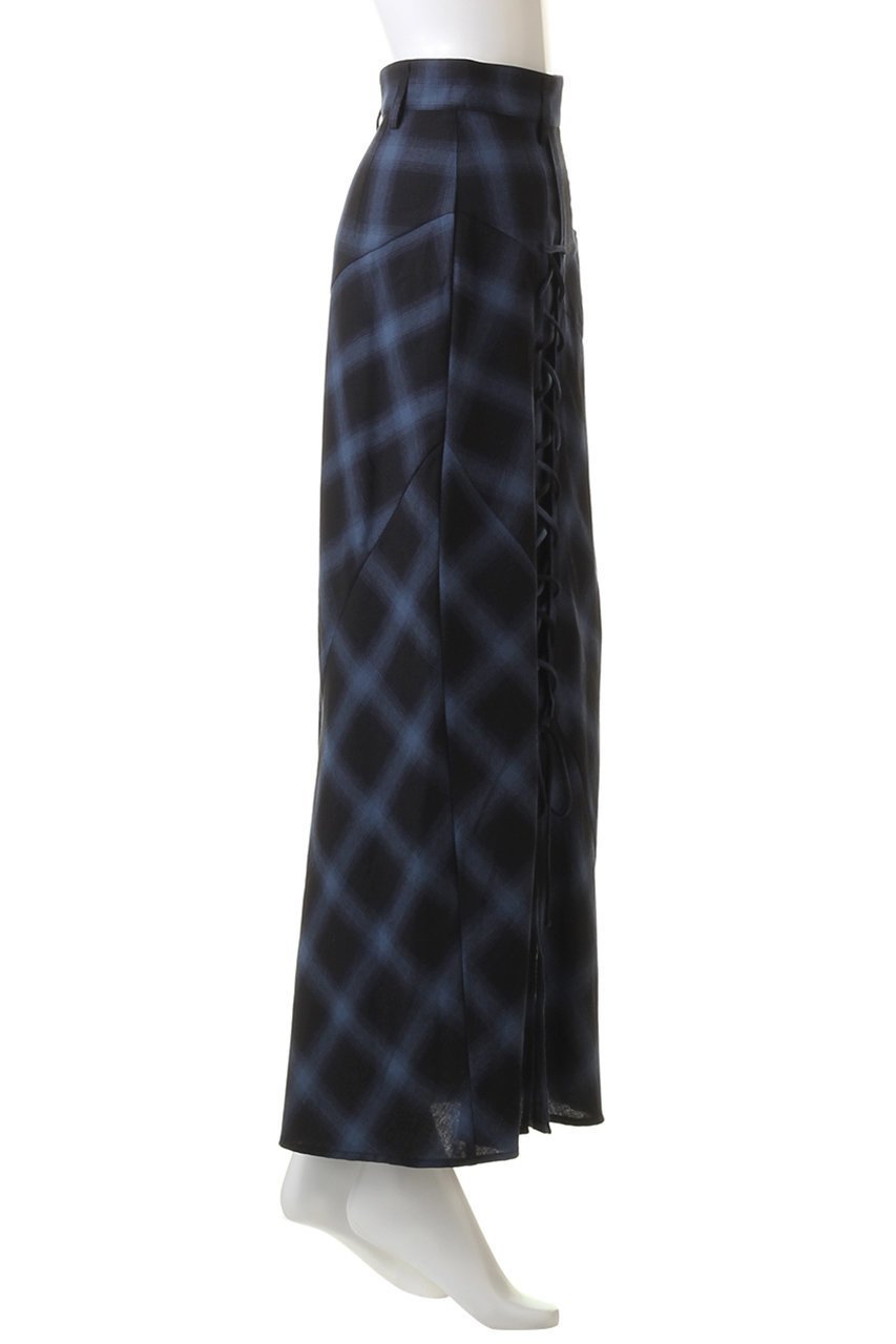 【プランク プロジェクト/PRANK PROJECT】のマルチチェックレースアップスカート / Multi Check Lace-Up Skirt 人気、トレンドファッション・服の通販 founy(ファニー) 　ファッション　Fashion　レディースファッション　Fashion for Women　スカート　Skirts　ロングスカート　Long Skirts / Maxi & Midi Skirts　おすすめ　Recommended / Our Picks　ジャケット　Jacket, Outerwear　セットアップ　Set-Up, Coordinated Outfit　チェック　Check, Plaid, Tartan　トレンド　Trend, Trending Now　フロント　Front, Front Design　ベスト　Vest, Waistcoat　ルーズ　Loose, Oversized　レース　Lace, Lace Fabric　ロング　Long, Long-Length　A/W・秋冬　Autumn/Winter　other-3|ID: prp329100004079429 ipo3291000000034423883