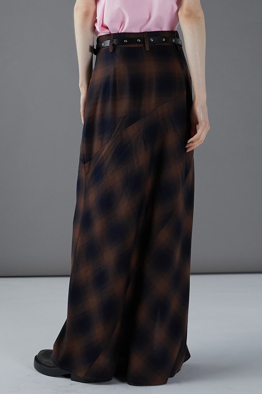 【プランク プロジェクト/PRANK PROJECT】のマルチチェックレースアップスカート / Multi Check Lace-Up Skirt 人気、トレンドファッション・服の通販 founy(ファニー) 　ファッション　Fashion　レディースファッション　Fashion for Women　スカート　Skirts　ロングスカート　Long Skirts / Maxi & Midi Skirts　おすすめ　Recommended / Our Picks　ジャケット　Jacket, Outerwear　セットアップ　Set-Up, Coordinated Outfit　チェック　Check, Plaid, Tartan　トレンド　Trend, Trending Now　フロント　Front, Front Design　ベスト　Vest, Waistcoat　ルーズ　Loose, Oversized　レース　Lace, Lace Fabric　ロング　Long, Long-Length　A/W・秋冬　Autumn/Winter　other-8|ID: prp329100004079429 ipo3291000000034423888