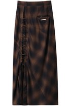 【プランク プロジェクト/PRANK PROJECT】のマルチチェックレースアップスカート / Multi Check Lace-Up Skirt BRN(ブラウン)|ID: prp329100004079429 ipo3291000000035728376