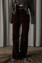 【プランク プロジェクト/PRANK PROJECT】のベルベッドフレアパンツ / Velvet Flare Pants 人気、トレンドファッション・服の通販 founy(ファニー) ファッション Fashion レディースファッション WOMEN パンツ Pants ジャケット Jacket セットアップ Set Up ドレープ Drape フレア Flare ベルベット Velvet thumbnail BRN(ブラウン)|ID: prp329100004079432 ipo3291000000027563827