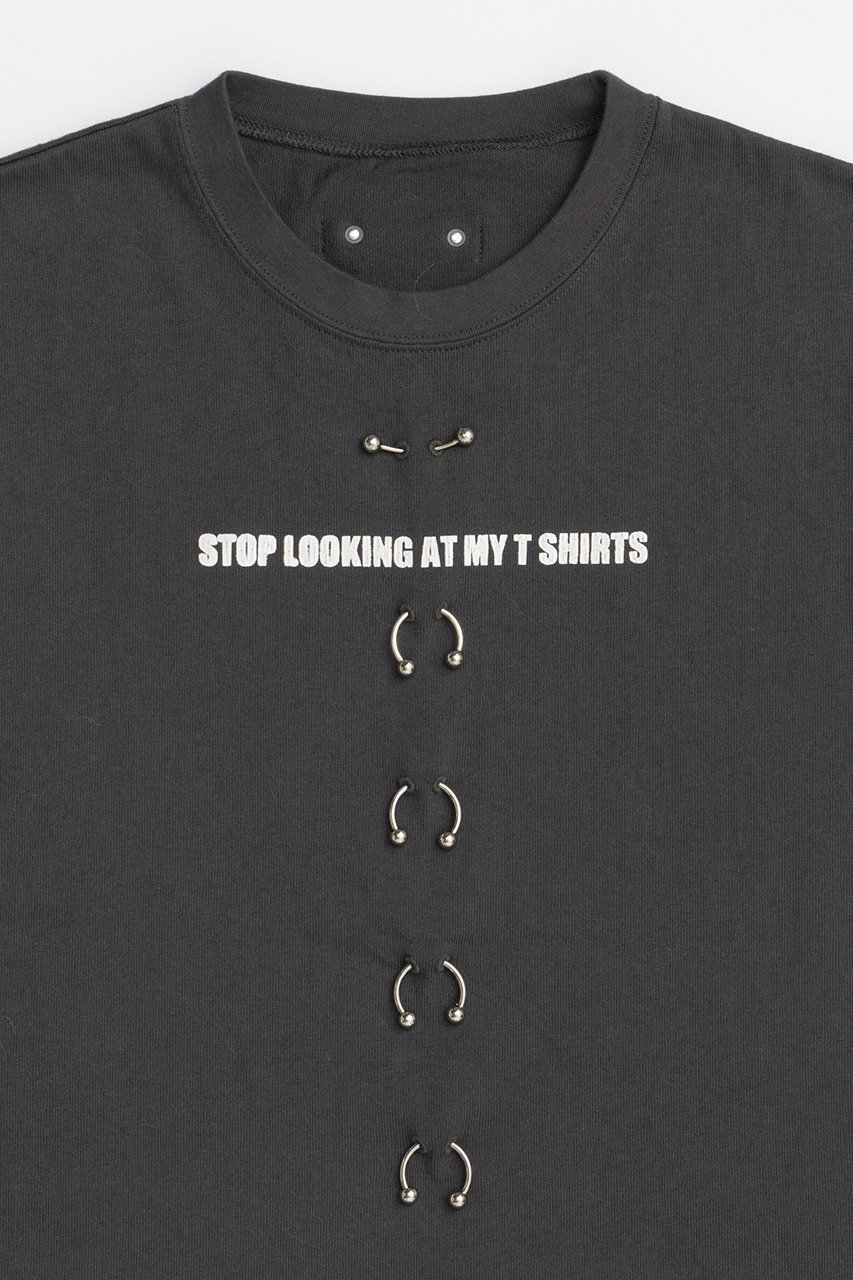 【プランク プロジェクト/PRANK PROJECT】のスタッズピアスロゴトップ/Studs Pierced Logo Top 人気、トレンドファッション・服の通販 founy(ファニー) 　ファッション　Fashion　レディースファッション　Fashion for Women　トップス・カットソー　Cut & Sew Tops　キャミソール&ノースリーブ　Camisoles & Sleeveless Tops　シャツ・ブラウス・オフィスカジュアル　Elegant Blouses & Button-Ups　ロングTシャツ・Tシャツ　Longline T-Shirts & Tees　カットソー・ベーシックTシャツ　Cut-and-Sewn Tops / Stretch Tees & Basics　キャミソール　Camisole, Spaghetti Strap Top　タンク　Tank Top, Sleeveless Top　ノースリーブ　Sleeveless, No-Sleeve　フィット　Fit, Slim Fit　フロント　Front, Front Design　ワイド　Wide, Wide Fit　ヴィンテージ　Vintage Style　other-2|ID: prp329100004079437 ipo3291000000032916621