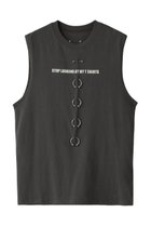 【プランク プロジェクト/PRANK PROJECT】のスタッズピアスロゴトップ/Studs Pierced Logo Top C.GRY(チャコールグレー)|ID: prp329100004079437 ipo3291000000036794396