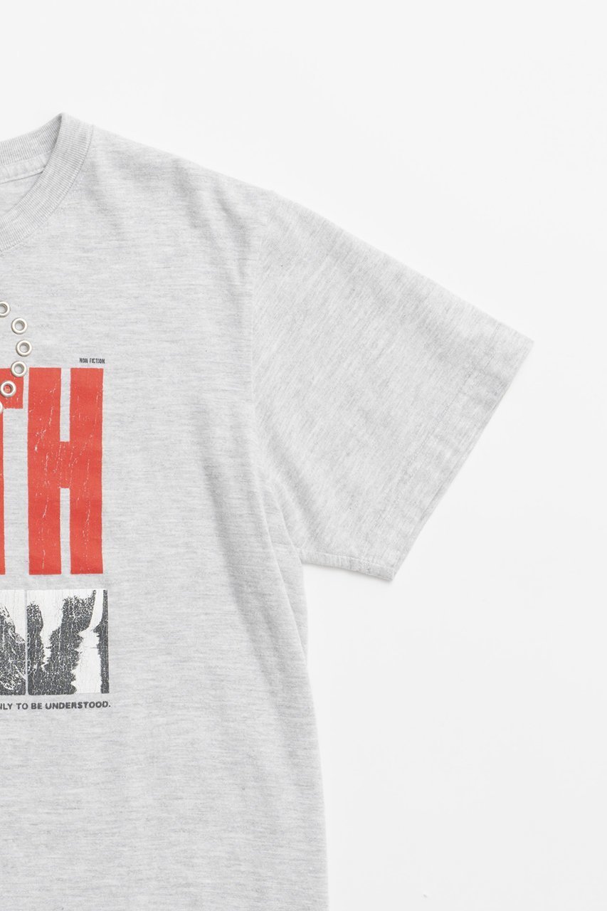 【プランク プロジェクト/PRANK PROJECT】のハートアイレットFAITH-TEE/Heart Eyelet FAITH-TEE 人気、トレンドファッション・服の通販 founy(ファニー) 　ファッション　Fashion　レディースファッション　Fashion for Women　トップス・カットソー　Cut & Sew Tops　シャツ・ブラウス・オフィスカジュアル　Elegant Blouses & Button-Ups　ロングTシャツ・Tシャツ　Longline T-Shirts & Tees　カットソー・ベーシックTシャツ　Cut-and-Sewn Tops / Stretch Tees & Basics　アイレット　Eyelet Lace　グラフィック　Graphic, Graphic Design　ショート　Short, Short Length　スリーブ　Sleeve, Long Sleeve / Short Sleeve　バランス　Balance, Style Balance　プリント　Print, Printed Pattern　ベーシック　Basic, Essential　other-3|ID: prp329100004079438 ipo3291000000032916745