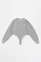 【プランク プロジェクト/PRANK PROJECT】のスウェットボディースーツ / Sweatshirt Bodysuit GRY(グレー)|ID:prp329100004079440