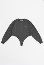 【プランク プロジェクト/PRANK PROJECT】のスウェットボディースーツ / Sweatshirt Bodysuit 人気、トレンドファッション・服の通販 founy(ファニー) ファッション Fashion レディースファッション WOMEN トップス・カットソー Tops/Tshirt シャツ/ブラウス Shirts/Blouses パーカ Sweats ロング / Tシャツ T-Shirts スウェット Sweat カットソー Cut and Sewn おすすめ Recommend シンプル Simple スウェット Sweat スリーブ Sleeve スーツ Suit ルーズ Loose ロング Long thumbnail C.GRY(チャコールグレー)|ID: prp329100004079440 ipo3291000000027563856