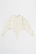 【プランク プロジェクト/PRANK PROJECT】のスウェットボディースーツ / Sweatshirt Bodysuit WHT(ホワイト)|ID: prp329100004079440 ipo3291000000027563857