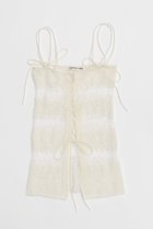 【プランク プロジェクト/PRANK PROJECT】のモヘアレースキャミチュニック / Mohair Lace Cami Tunic 人気、トレンドファッション・服の通販 founy(ファニー) ファッション Fashion レディースファッション WOMEN ワンピース Dress チュニック Tunic チュニック Tunic バランス Balance ボーダー Border モヘア Mohair レース Race thumbnail WHT(ホワイト)|ID: prp329100004079445 ipo3291000000027563876