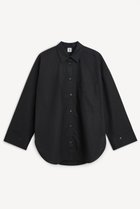 【バイ マレーネ ビルガー/BY MALENE BIRGER】のDERRIS オーガニックコットンシャツ 人気、トレンドファッション・服の通販 founy(ファニー) ファッション Fashion レディースファッション WOMEN トップス・カットソー Tops/Tshirt シャツ/ブラウス Shirts/Blouses おすすめ Recommend クラシック Classic スマート Smart スリーブ Sleeve デニム Denim ロング Long thumbnail ブラック|ID: prp329100004079453 ipo3291000000027563895