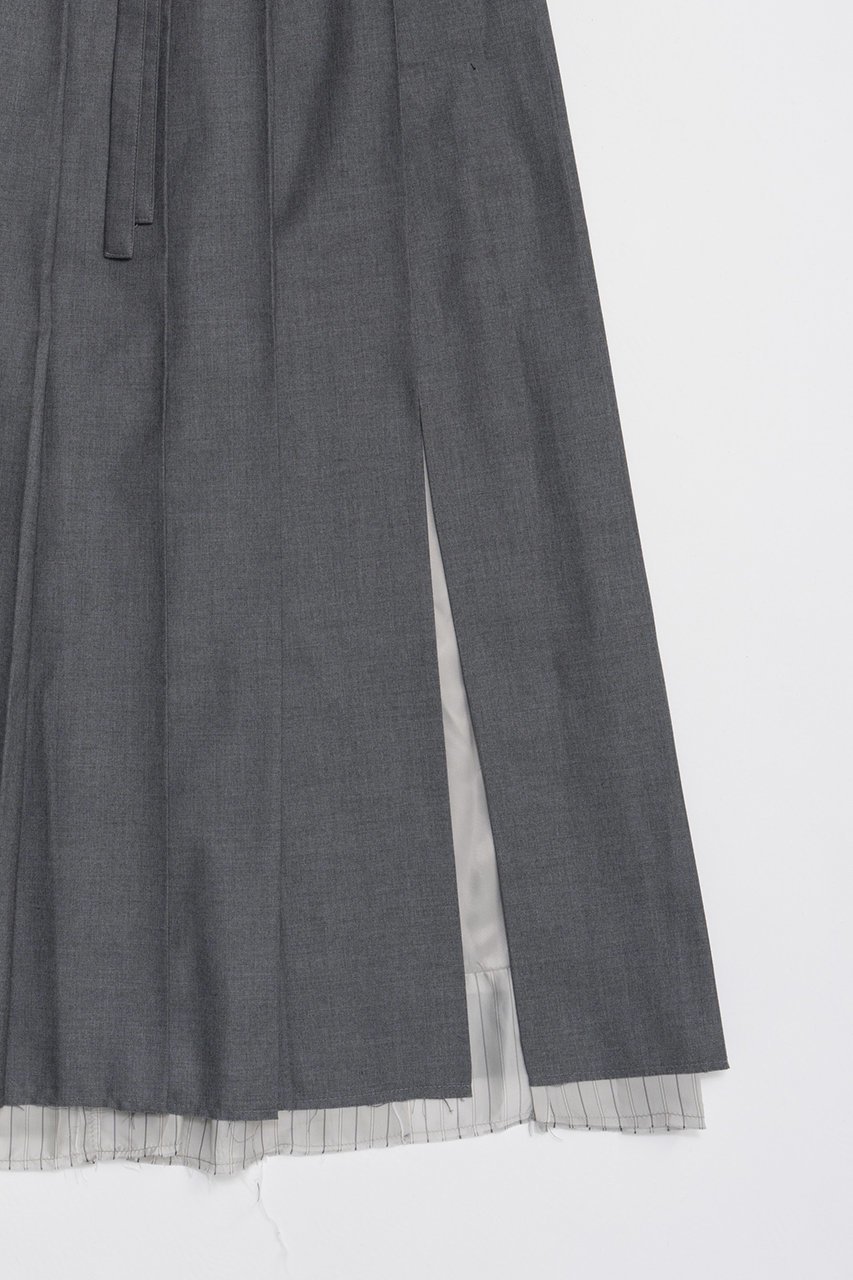 【プランク プロジェクト/PRANK PROJECT】のフロントプリーツスカート / Front Pleats Skirt 人気、トレンドファッション・服の通販 founy(ファニー) 　ファッション　Fashion　レディースファッション　Fashion for Women　スカート　Skirts　プリーツスカート / 上品フェミニンスタイル　Pleated Skirts　ロングスカート　Long Skirts / Maxi & Midi Skirts　ストライプ　Stripe, Striped Pattern　スリット　Slit, Slit Detail　タイツ　Tights, Legwear　ダブル　Double, Double-Breasted　チェック　Check, Plaid, Tartan　フロント　Front, Front Design　プリーツ　Pleats, Pleated　マキシ　Maxi, Full Length　レース　Lace, Lace Fabric　ロング　Long, Long-Length　other-3|ID: prp329100004079456 ipo3291000000035814052