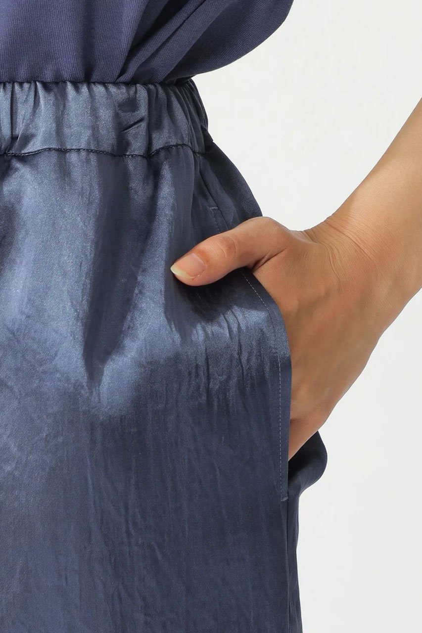 【エコアルフ/ECOALF】のACT サテン イージーパンツ 【日本限定】 人気、トレンドファッション・服の通販 founy(ファニー) 　ファッション　Fashion　レディースファッション　Fashion for Women　パンツ　Pants & Trousers　コレクション　Collection, Seasonal Line　サテン　Satin, Glossy Fabric　スポーツ　Sports, Activewear　モダン　Modern, Contemporary　リラックス　Relax, Relaxed Fit　ワッシャー　Washer, Crinkled Finish　エレガント 上品　Elegant　other-4|ID: prp329100004080966 ipo3291000000032818042