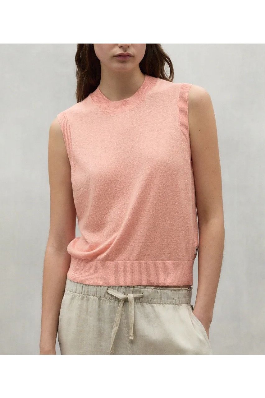 【エコアルフ/ECOALF】のMELIA サマーニット ベスト / MELIA LINEN KNITTED SWEATER WOMAN 人気、トレンドファッション・服の通販 founy(ファニー) 　ファッション　Fashion　レディースファッション　WOMEN　トップス・カットソー　Tops/Tshirt　ニット　Knit Tops　パーカ　Sweats　ベスト/ジレ　Gilets/Vests　プルオーバー　Pullover　スウェット　Sweat　なめらか　Smooth　コンパクト　Compact　サマー　Summer　シンプル　Simple　ベスト　Vest　ボトム　Bottom　リネン　Linen　夏　Summer　 other-1|ID: prp329100004080971 ipo3291000000027582584