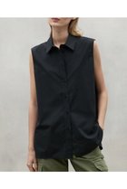 【エコアルフ/ECOALF】のANNA ノースリーブ シャツ / ANNA SHIRT WOMAN 人気、トレンドファッション・服の通販 founy(ファニー) ファッション Fashion レディースファッション WOMEN トップス・カットソー Tops/Tshirt キャミソール / ノースリーブ No Sleeves シャツ/ブラウス Shirts/Blouses ロング / Tシャツ T-Shirts カットソー Cut and Sewn なめらか Smooth キャミソール Camisole コンパクト Compact サマー Summer シンプル Simple スリット Slit タンク Tank ノースリーブ No Sleeve エレガント 上品 Elegant 夏 Summer thumbnail ブラック|ID: prp329100004080972 ipo3291000000027582589