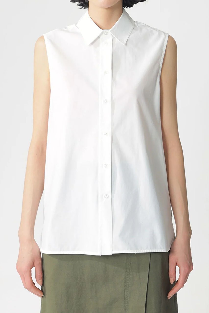 【エコアルフ/ECOALF】のANNA ノースリーブ シャツ / ANNA SHIRT WOMAN 人気、トレンドファッション・服の通販 founy(ファニー) 　ファッション　Fashion　レディースファッション　Fashion for Women　トップス・カットソー　Cut & Sew Tops　キャミソール&ノースリーブ　Camisoles & Sleeveless Tops　シャツ・ブラウス・オフィスカジュアル　Elegant Blouses & Button-Ups　ロングTシャツ・Tシャツ　Longline T-Shirts & Tees　カットソー・ベーシックTシャツ　Cut-and-Sewn Tops / Stretch Tees & Basics　なめらか　Smooth, Silky Texture　キャミソール　Camisole, Spaghetti Strap Top　コンパクト　Compact, Small Size　サマー　Summer, Summer Style　シンプル　Simple, Minimal　スリット　Slit, Slit Detail　タンク　Tank Top, Sleeveless Top　ノースリーブ　Sleeveless, No-Sleeve　エレガント 上品　Elegant　夏　Summer　other-4|ID: prp329100004080972 ipo3291000000032913418