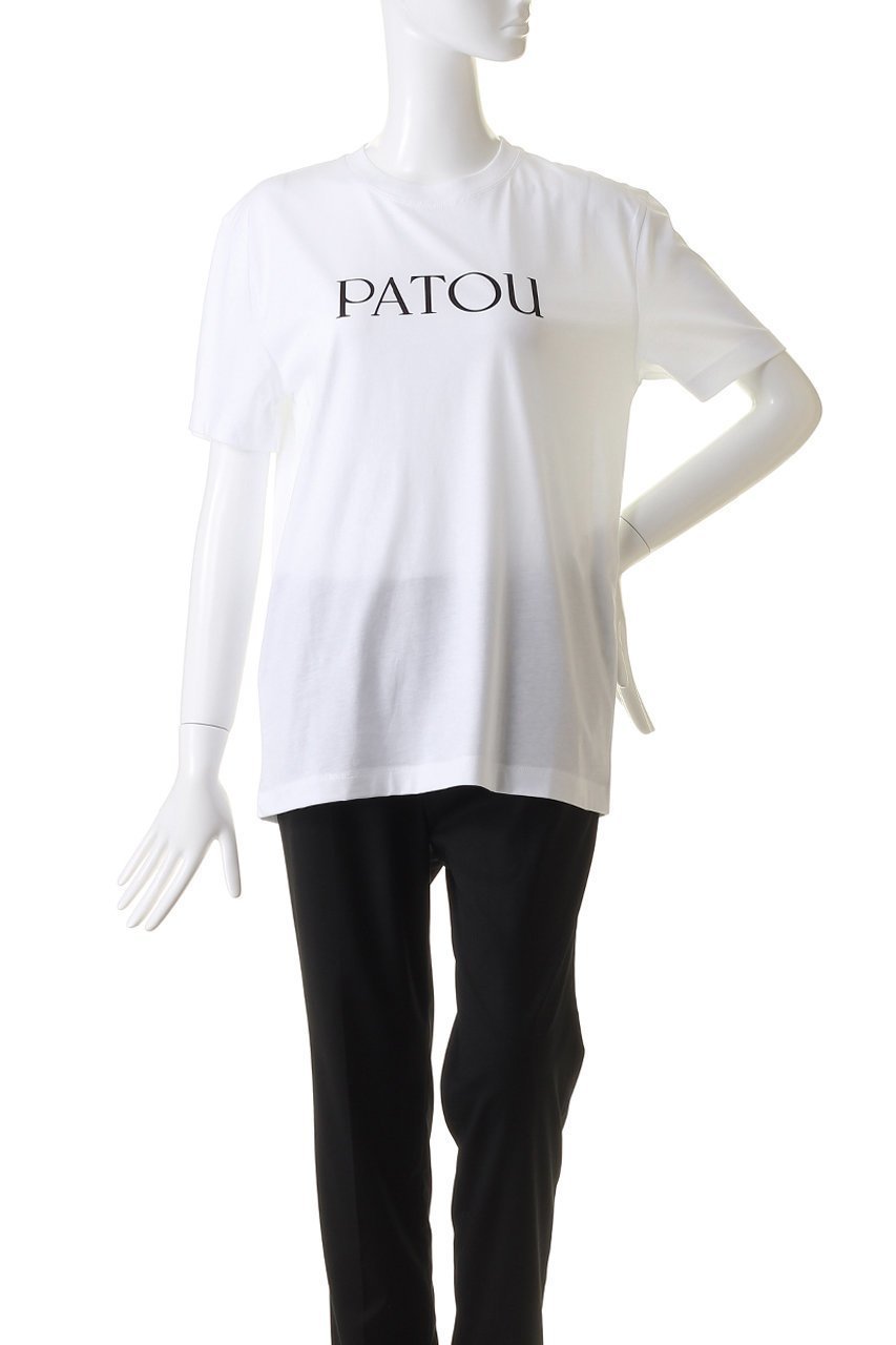 【パトゥ/PATOU】のエッセンシャルPATOUロゴTシャツ 人気、トレンドファッション・服の通販 founy(ファニー) 　ファッション　Fashion　レディースファッション　Ladies' Fashion Online　トップス・カットソー　Tops/Tshirt　シャツ/ブラウス　Shirts/Blouses　ロング / Tシャツ　T-Shirts　カットソー　Cut and Sewn　ショート　Short　シンプル　Simple　スリーブ　Sleeve　センター　Center　デニム　Denim　フロント　Front　エレガント 上品　Elegant　定番　Standard　other-2|ID: prp329100004083499 ipo3291000000032549130