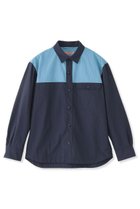 【エコアルフ/ECOALF / MEN】の【MEN】ACT RE-NY シャツカバーオール 【日本限定】 ネイビー/サックスブルー|ID:prp329100004083510