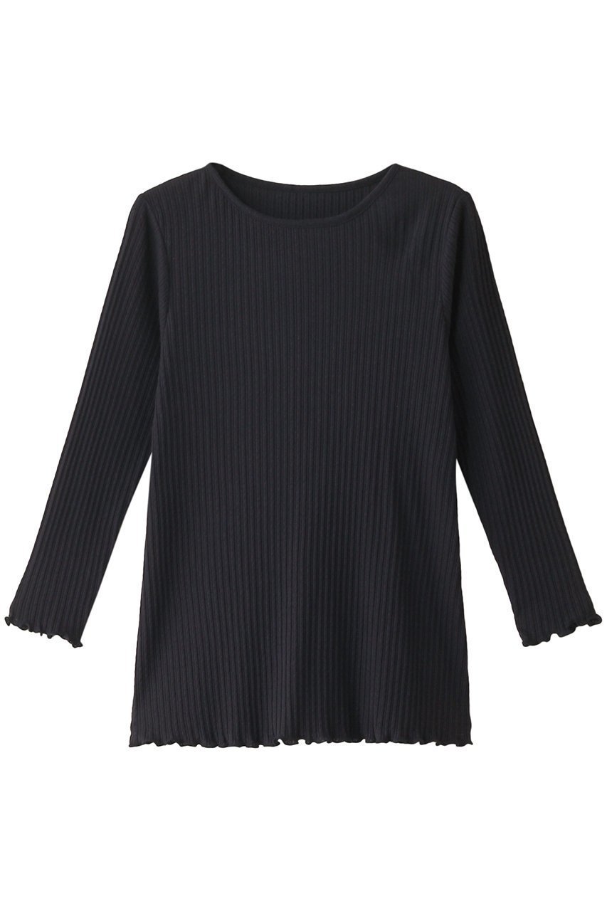 【キッドブルー/KID BLUE】の24ストライプJQトップ インテリア・キッズ・メンズ・レディースファッション・服の通販 founy(ファニー) 　ファッション　Fashion　レディースファッション　Fashion for Women　なめらか　Smooth, Silky Texture　ストライプ　Stripe, Striped Pattern　セットアップ　Set-Up, Coordinated Outfit　パジャマ　Pajamas, Sleepwear　フリル　Frill, Ruffle　ボトム　Bottoms, Lower Wear　エレガント 上品　Elegant　チャコール|ID: prp329100004083530 ipo3291000000032834610