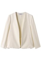 【アルアバイル/allureville】の【Loulou Willoughby】リトルブラックケープジャケット A 人気、トレンドファッション・服の通販 founy(ファニー) ファッション Fashion レディースファッション Fashion for Women アウター Coat / Outerwear Collection レディースジャケット・軽アウター Jackets コンパクト Compact, Small Size シンプル Simple, Minimal ジャケット Jacket, Outerwear スリット Slit, Slit Detail フォーマル Formal, Dressy エレガント 上品 Elegant thumbnail オフホワイト|ID: prp329100004083544 ipo3291000000032949223