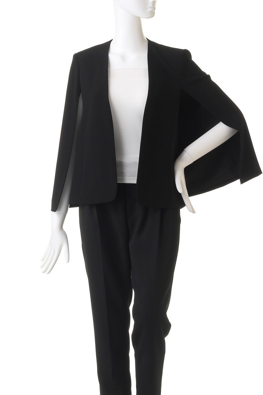 【アルアバイル/allureville】の【Loulou Willoughby】リトルブラックケープジャケット A 人気、トレンドファッション・服の通販 founy(ファニー) ファッション Fashion レディースファッション Fashion for Women アウター Coat / Outerwear Collection レディースジャケット・軽アウター Jackets コンパクト Compact, Small Size シンプル Simple, Minimal ジャケット Jacket, Outerwear スリット Slit, Slit Detail フォーマル Formal, Dressy エレガント 上品 Elegant other-2|ID: prp329100004083544 ipo3291000000032949229