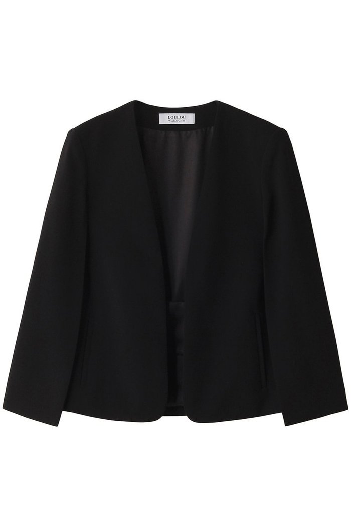 【アルアバイル/allureville】の【Loulou Willoughby】リトルブラックケープジャケット A インテリア・キッズ・メンズ・レディースファッション・服の通販 founy(ファニー) https://founy.com/ ファッション Fashion レディースファッション Fashion for Women アウター Coat / Outerwear Collection レディースジャケット・軽アウター Jackets コンパクト Compact, Small Size シンプル Simple, Minimal ジャケット Jacket, Outerwear スリット Slit, Slit Detail フォーマル Formal, Dressy エレガント 上品 Elegant |ID: prp329100004083544 ipo3291000000036061778